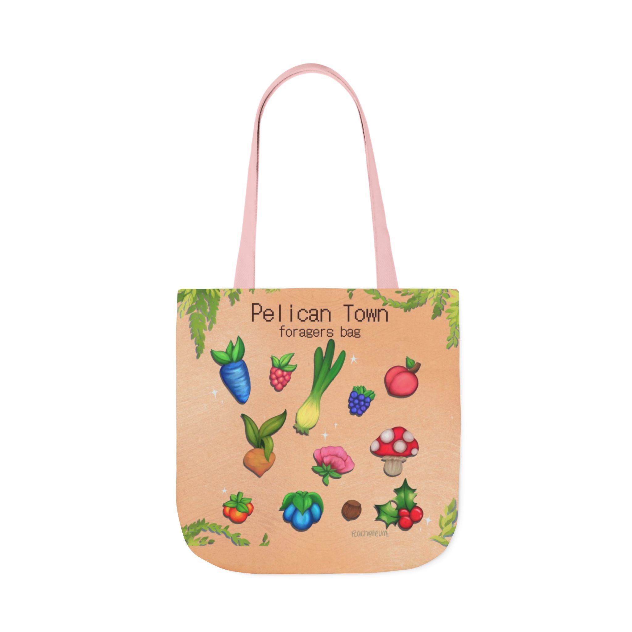 Pelican Town Foragers Bag, Stardew Valley Canvas Tote Bag