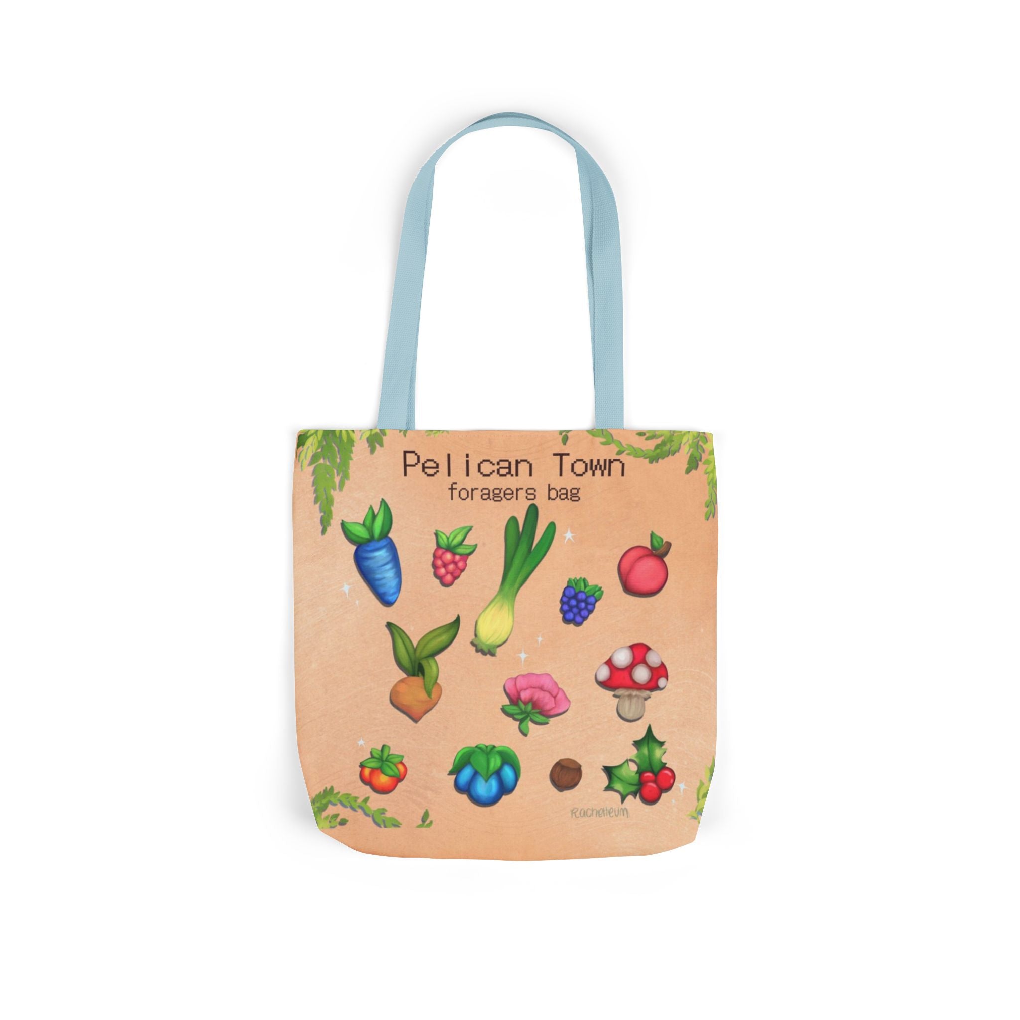 Pelican Town Foragers Bag, Stardew Valley Canvas Tote Bag
