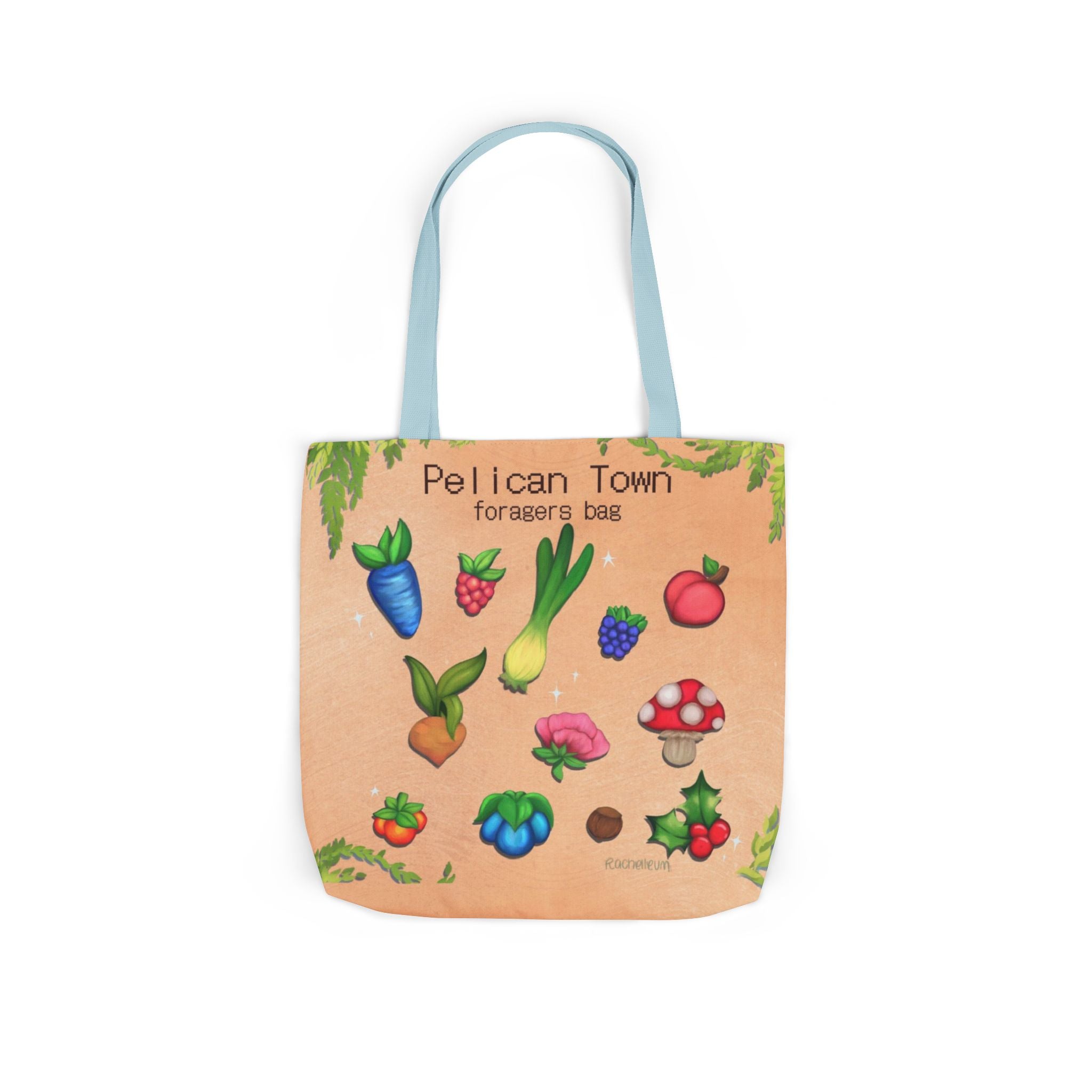 Pelican Town Foragers Bag, Stardew Valley Canvas Tote Bag
