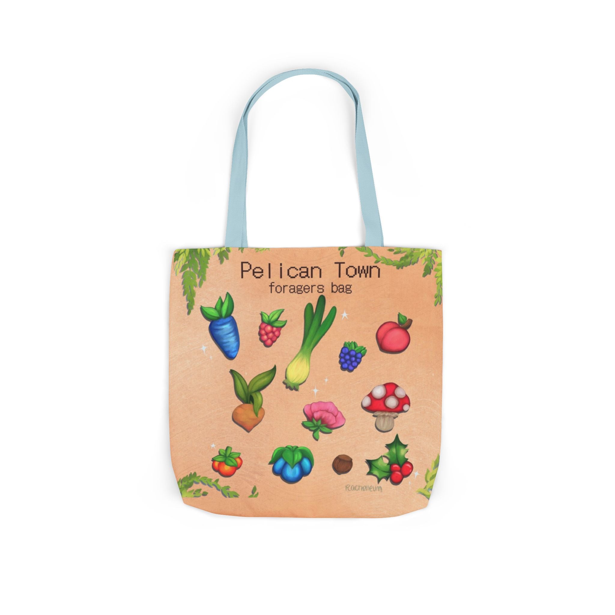 Pelican Town Foragers Bag, Stardew Valley Canvas Tote Bag