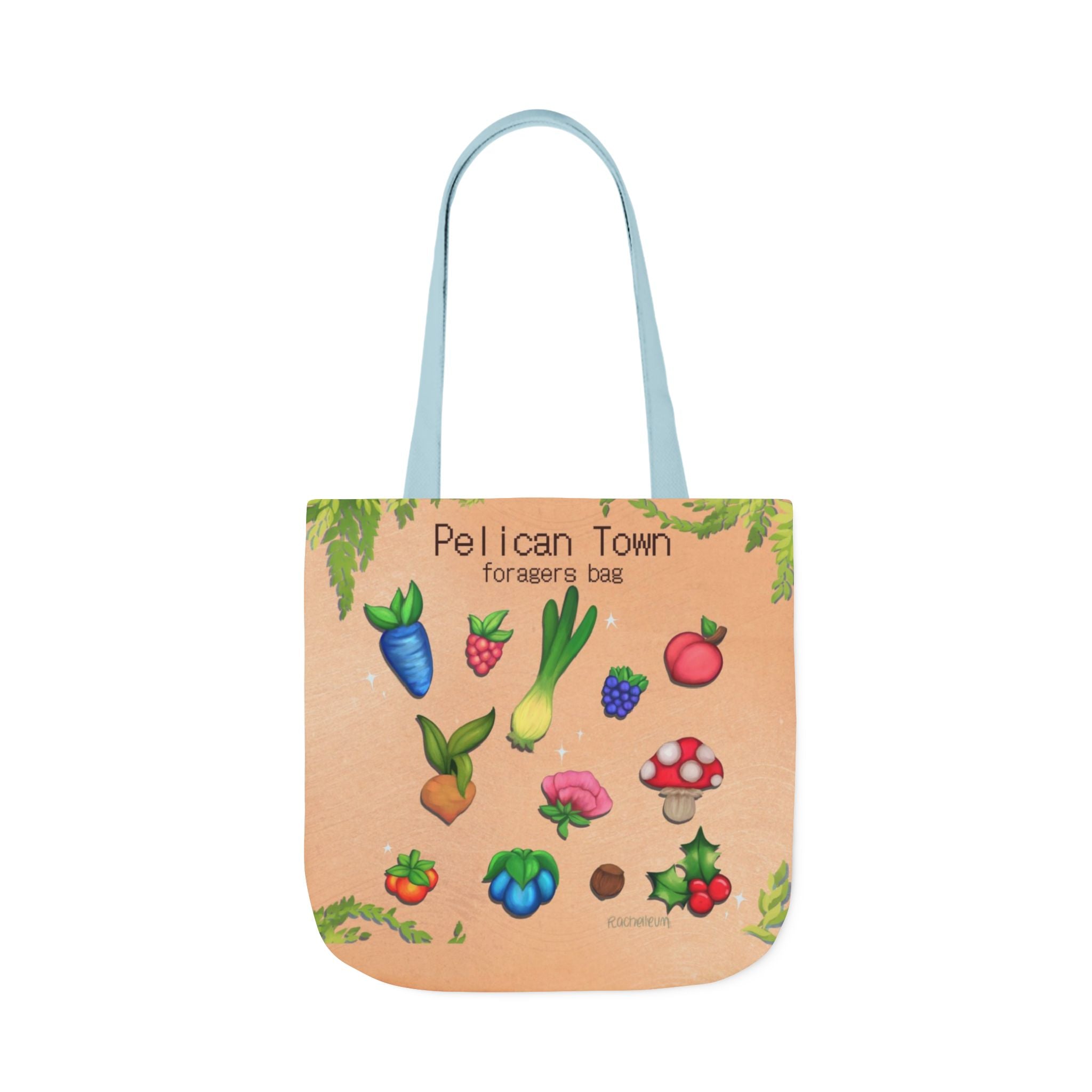 Pelican Town Foragers Bag, Stardew Valley Canvas Tote Bag