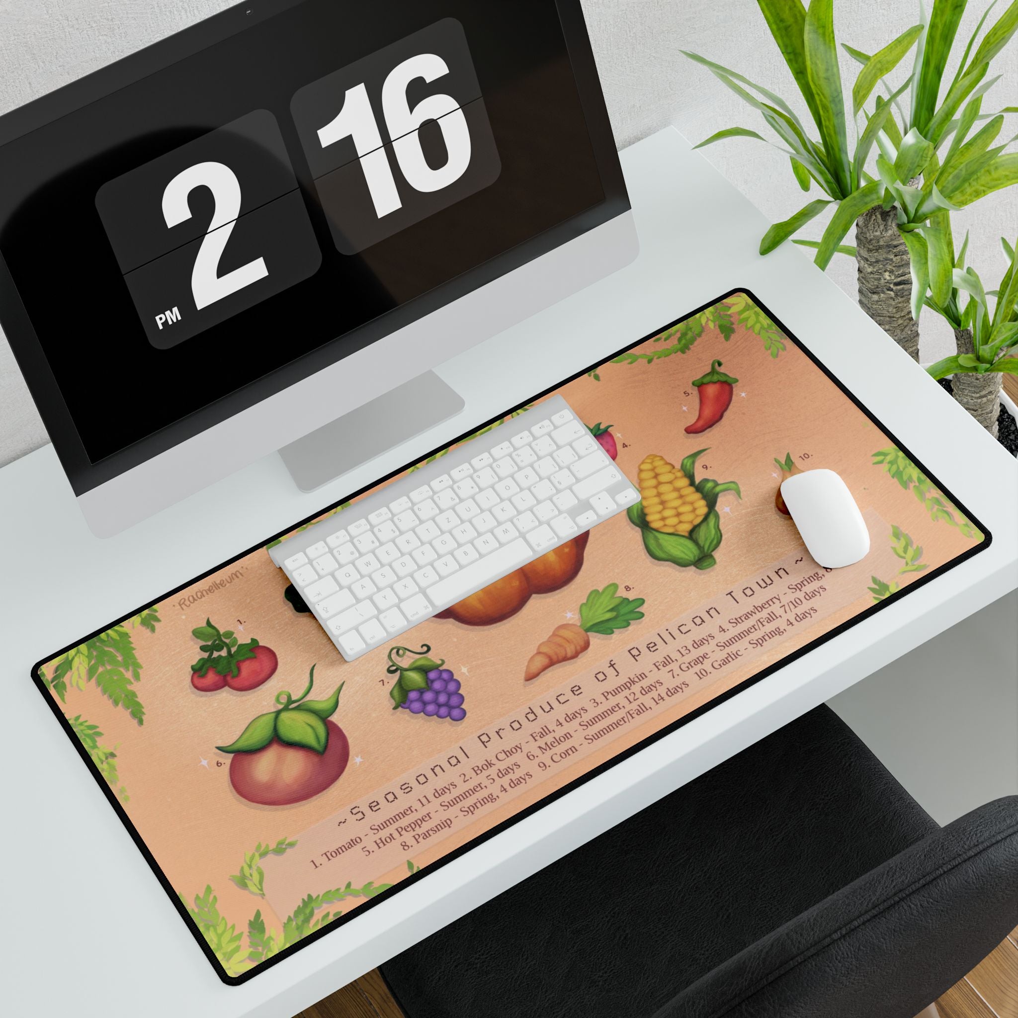 Stardew Valley Seasonal Produce Deskmat