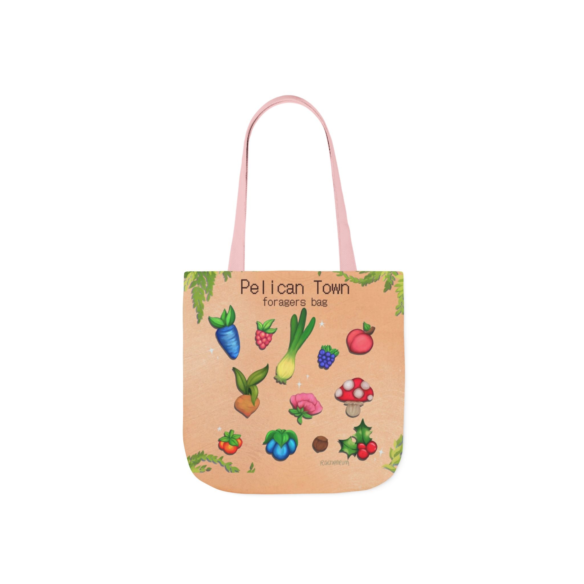 Pelican Town Foragers Bag, Stardew Valley Canvas Tote Bag