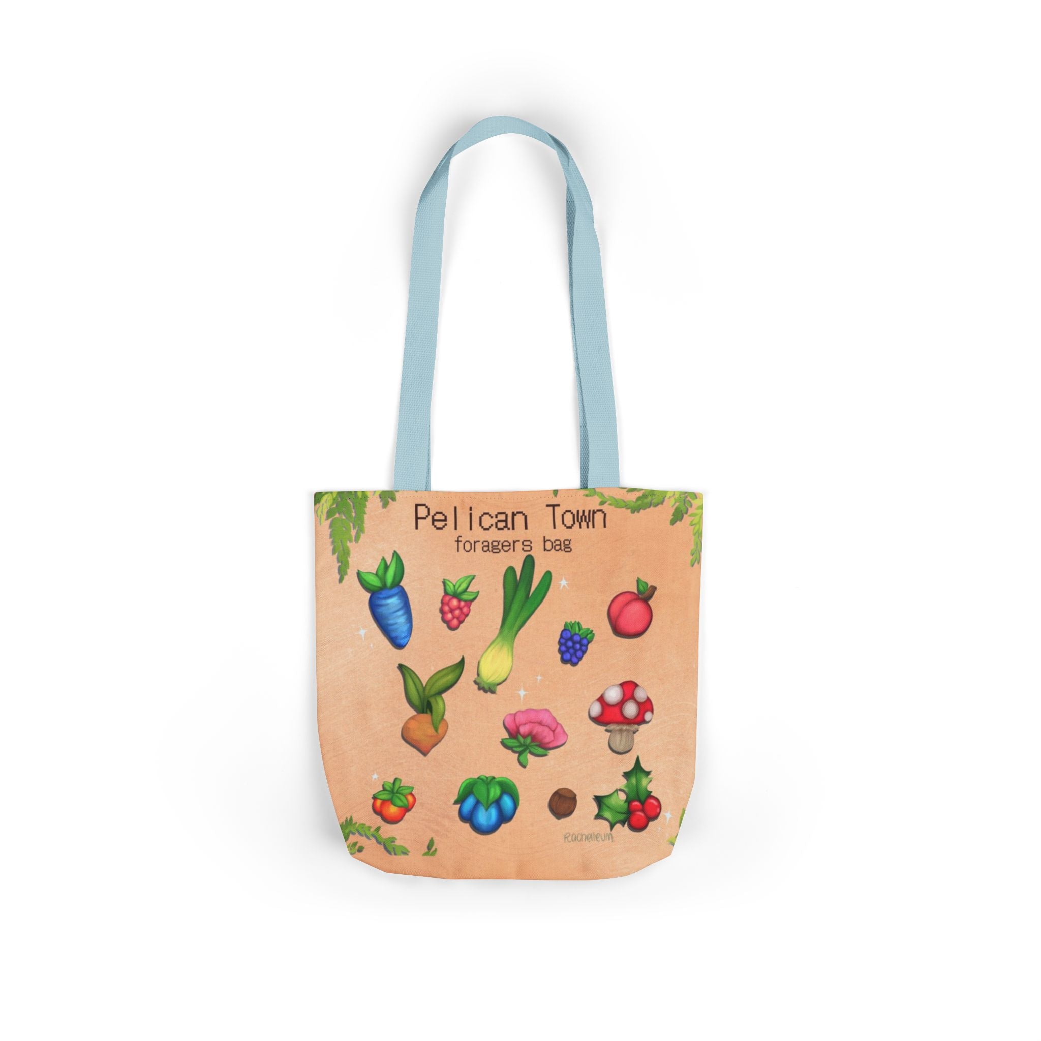 Pelican Town Foragers Bag, Stardew Valley Canvas Tote Bag