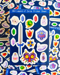 N64 Zelda Glossy A6 Sticker Sheet